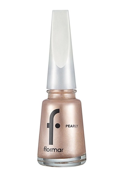 Flormar Pearly Yoğun Işıltı Veren Yarı Saydam Bazlı Sedefli Oje - 450 Salmon Dust New - 6 Ade Tarı