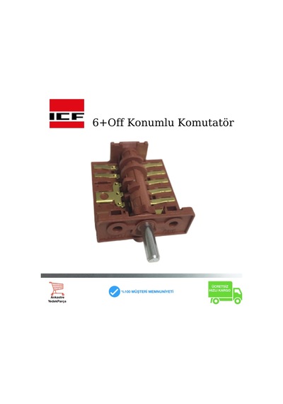 Icf Ankastre Firin Komutatör / Anahtar Şalter  Parça - 368019320