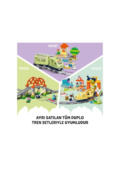 LEGO® DUPLO® Kasabası Tren Tüneli ve Rayları Ek Macera Seti 10425 - 2 Yaş ve Üzeri Çocuklar İçin Eğitici Oyuncak Yapım Seti (20 Parça)