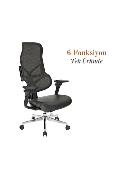 Casella Uno Döşemeli Yönetici Koltuğu Ofi S Koltuğu Ergonomik, Şık Ve Fonksiyonel Siyah - Suni Deri Casella Uno Döşemeli Yönetici Koltuğu Ofi S Koltuğu Ergonomik, Şık Ve Fonksiyonel Siyah - Suni Deri