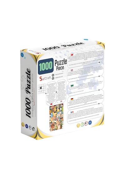 1000 Parça Puzzle Miyav Mahalle