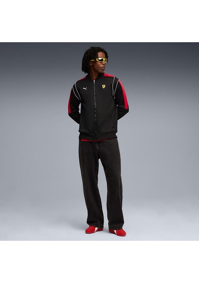 Puma Scuderia Ferrari Mt7 Erkek Sweatshirt C-pum632764p01p01 Siyah