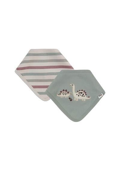 Civil Baby Adventurous Dino Empirme Mama Önlüğü - Bej Standart Taş Rengi
