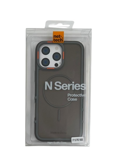Nettech Apple İphone 16 Pro Uyumlu Nt-n079 Arka Koruma Kılıf - Siyah