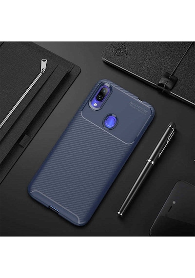 Xiaomi Redmi Note 7 Kilif Karbon Silikon Case 389460930