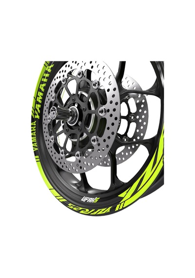 Yamaha Yzf R25 Jant Şeridi Florasan Sarı