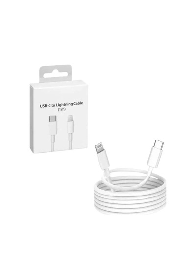 Type-c Ligtning 30w İos Şarj Kablosu Hızlı Şarj Kablosu Beyaz
