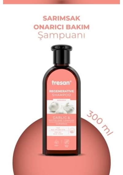 Sarımsak Özlü Onarıcı Her Saç Tipi İçin Bakım Şampuanı 300 Ml Diğer