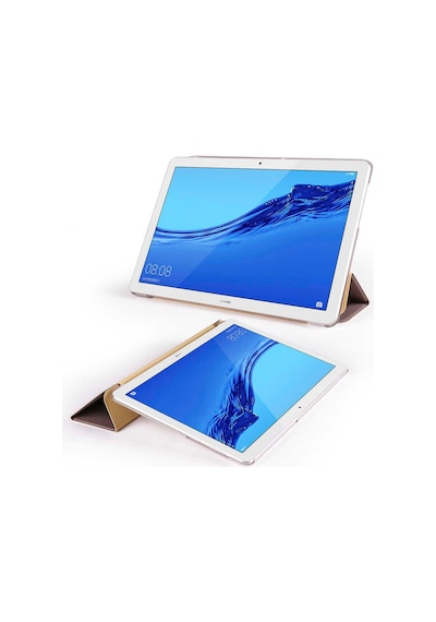 Huawei Uyumlu MediaPad T3 10 Kılıf PU Deri Smart Standlı Case