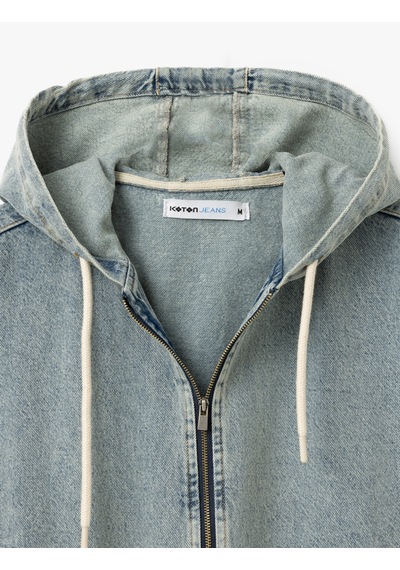 Koton Kapüşonlu Fermuarlı Kapaklı Cepli Oversize Pamuklu Kolsuz Denim Yelek Açık İndigo 5sam50007nd Açık İndigo Koton Kapüşonlu Fermuarlı Kapaklı Cepli Oversize Pamuklu Kolsuz Denim Yelek Açık İndigo 5sam50007nd Açık İndigo