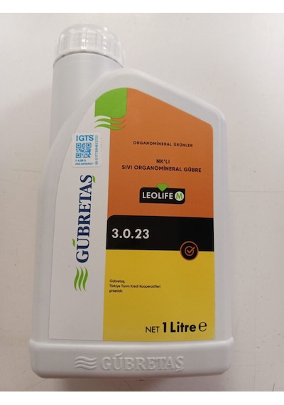 Gübretaş Leolife-m 3.0.23 - 1 Lt, Sıvı Organomineral Gübre