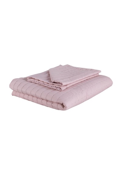 Dublin Çift Kişilik Kapitoneli Yatak Örtüsü Pudra (517270647) Pudra