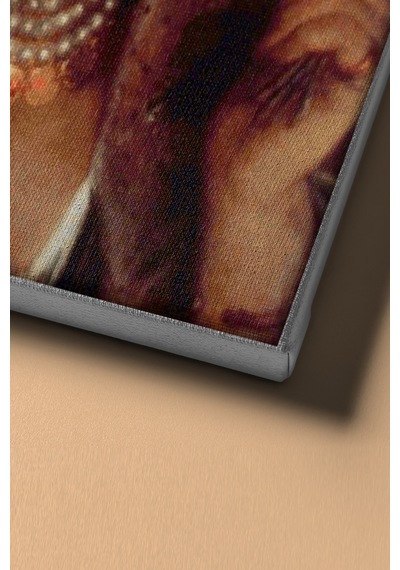 Webstyle Sayılarla Boyama Seti Kasnaklı Beyaz Leylaklı Kız 50 X 65 Cm