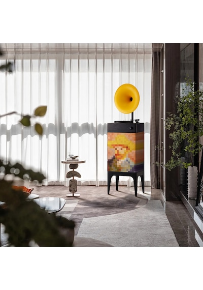 Fennessy İ5 Bluetooth Hoparlörlü 110w Hi-fi Retro Pikap Plakçalar Turntable, Van Gogh
