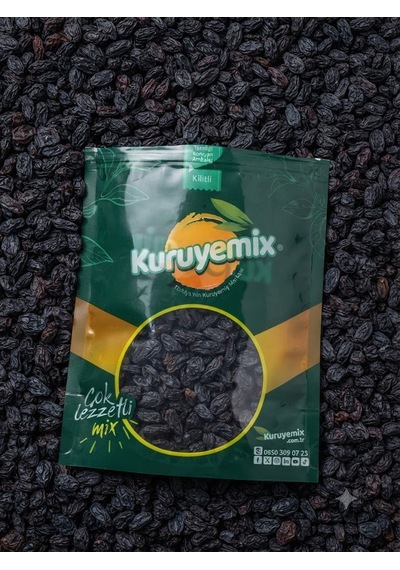 Birinci Sınıf Kuru Siyah Üzüm Çekirdeksiz - Doğal, Taptaze Ve Enerji Deposu 750g 750 G