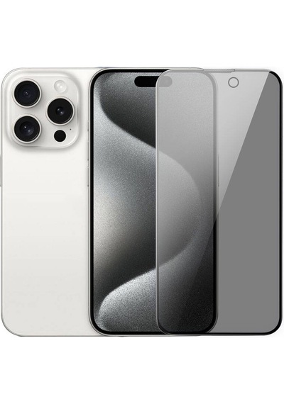 Vendas Apple Uyumlu iPhone 15 Pro Max  Anti Peep Ahize Korumalı Gizleyen Privacy Hd Hayalet Ekran Koruyucu