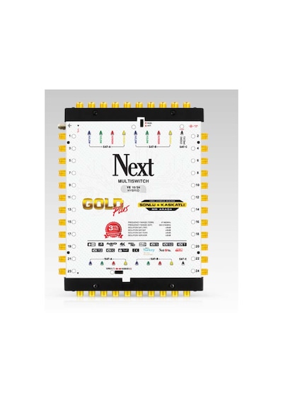 Next Ye 10/24 Hybrid Gold Plus Uydu Santral Adaptör Dahil