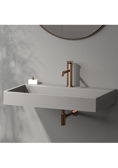 Teska E 5529 Arte Leo L Lavabo Bataryası Rose Gold