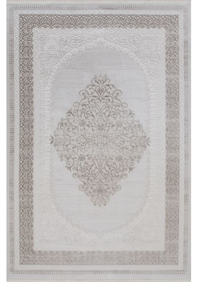 Gabardin Halı Jade 7021 Vizon Serisi Triko Akrilik Salon Oturma Yatak Odası Halısı Vizon