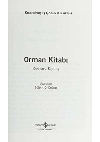 Orman Kitabı: Kısaltılmış Metin
