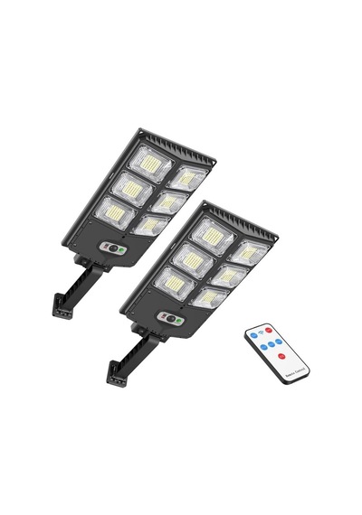 180w Güneş Enerjili Led Sokak Lambası/ Su Geçirmez, Sensörlü, Kumandalı
