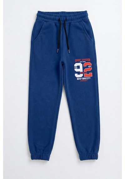 Fyk Kids 5'li Baskı Detaylı Beli Lastikli Erkek Çocuk Jogger Eşofman Altı Sarı-indigo-mavi-lacivert-füme