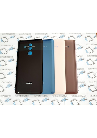 Tkgz - Mate 10 Pro Arka Pil Batarya Kapağı (Cam) (227875495) Altın