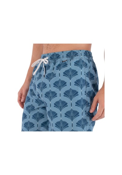 Hurley Hurley Volley Icon Printing Press Arbore Erkek Astarsız Boardshort 2241 Mavi