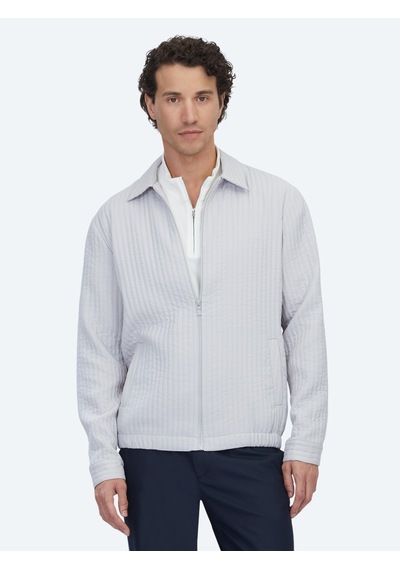 Kip Gri Regular Fit Dokuma Overshirt