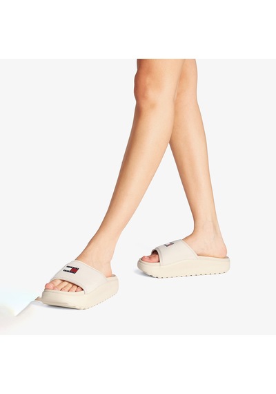 Tommy Hilfiger Comfy Pool Kadın Bej Terlik 026 En0en02765 Bej