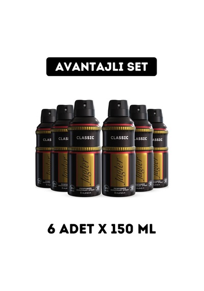 Erkek Deodorant Classic 150 Ml 6 Adet