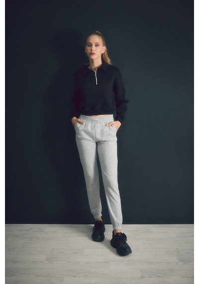Fullamoda Cepli Beli Lastikli Jogger Eşofman Altı 24mgb7767210134-gri Gri Fullamoda Cepli Beli Lastikli Jogger Eşofman Altı 24mgb7767210134-gri Gri
