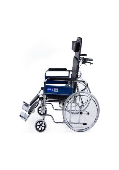 Medikaltec Comfort Plus Ky608gc Sırtı Yatar Ayak Kalkar Tuvalet Özellikli Tekerlekli Sandalye