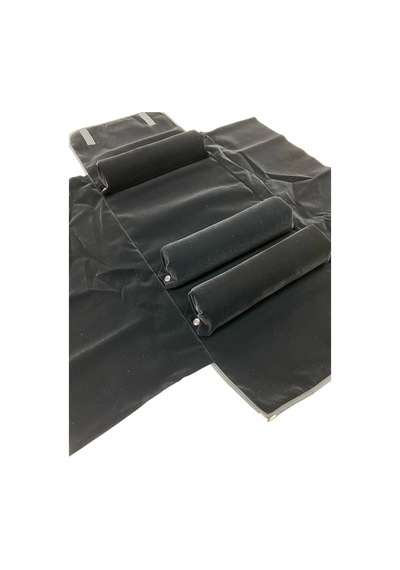 Deri Kumaş Siyah Renk 84 / 28 Cm Bileklik Sergileme Seyahat Çantası
