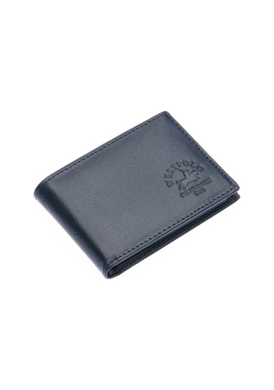 Westpolo Hakiki Deri Kağıt Para Ve Bol Şeffaf Kart Bölmeli Unisex Kartlık - 617 Lacivert