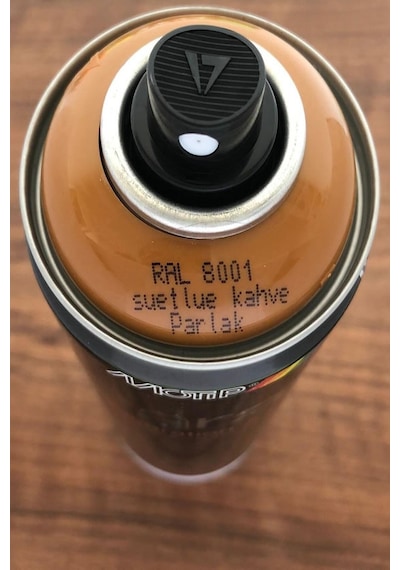 Motip Carat Ral8001 Sütlü Kahve Parlak Sprey Boya 400 ML