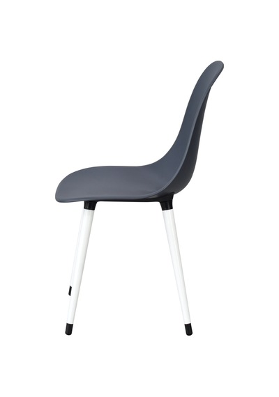 Vilinze Eames Beyaz Ahşap Ayak Plastik Füme Sandalye Eames-beyaz Füme - Beyaz