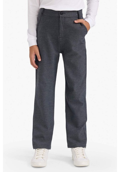 Defacto Erkek Çocuk Düz Paça Twill Pantolon G5467a825cwnv256 Lacivert-nv256