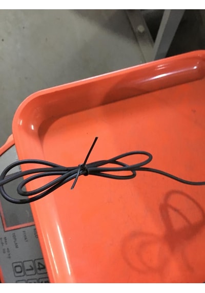 Pvc Kaplı Bağ Teli Klips 20 Cm Siyah 500 Gram