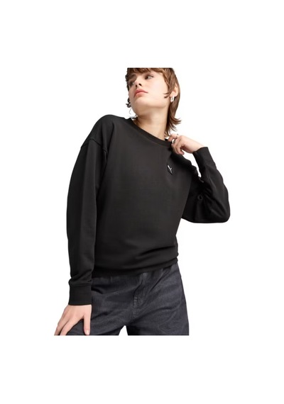 Puma Ess Elevated Comfort Crew Siyah Kadın Sweatshirt 68501701 Siyah