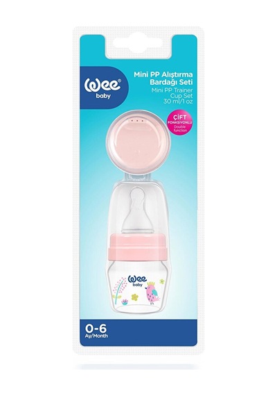 778 Wee Baby Mini Pp Alıştırma Bardağı Seti Pembe 30ml 3 Adet Çok Renkli