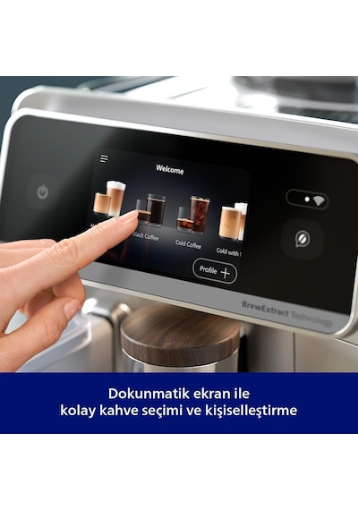 8000 Serisi Lattego Pro Café Aromis Kahve Makinesi, Evde Kafe Kalitesi, Brewextract, 54 Farklı Sıcak Ve Soğuk İçecek, Ep8757/20 Çok Renkli 8000 Serisi Lattego Pro Café Aromis Kahve Makinesi, Evde Kafe Kalitesi, Brewextract, 54 Farklı Sıcak Ve Soğuk İçecek, Ep8757/20 Çok Renkli