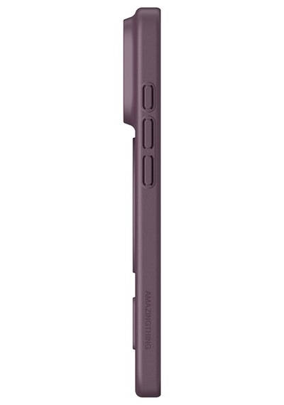 Apple iPhone 18 Pro Max Uyumlu Kılıf M-safe Şarj Özellikli Amazingthing Minimal Air Serisi Kapak Mor