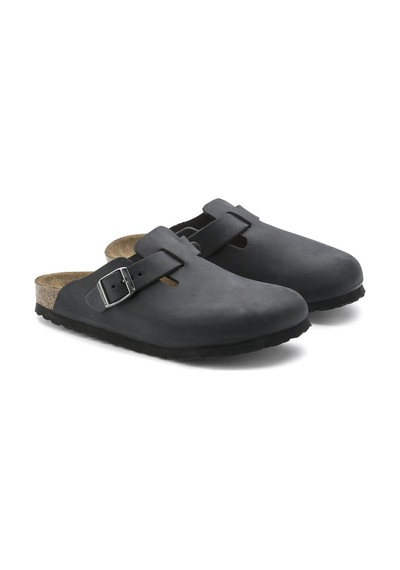 Terlik Erkek 059463 Birkenstock Boston Leoı Black Siyah