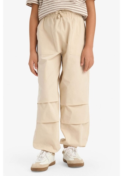 DeFacto Kız Çocuk Paraşüt Jogger Paça Pantolon E0160A825SMBG286 Bej DeFacto Kız Çocuk Paraşüt Jogger Paça Pantolon E0160A825SMBG286 Bej
