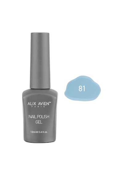 Alix Avien Bebek Mavi Kalıcı Oje 81-yoğun Renk Veren Jel Oje 12 Ml-nail Uv Gel Polish 81