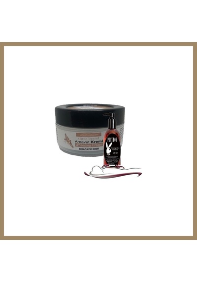 Bezos Three Brand Whitening Cream 3 Adet Arnavut Kremi 50ml Aklık Kremi İle 120ml Playboy Masaj Yağı 22
