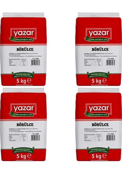 Yazar Börülce 4 x 5 K G