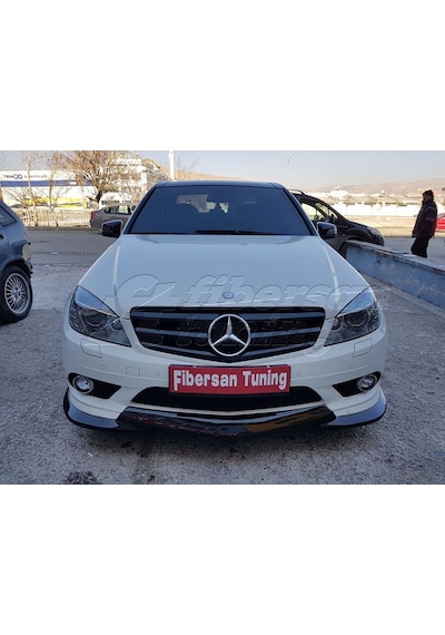 Mercedes C180(Makyajsız) Tampon Ekleri -fibersan Tuning
