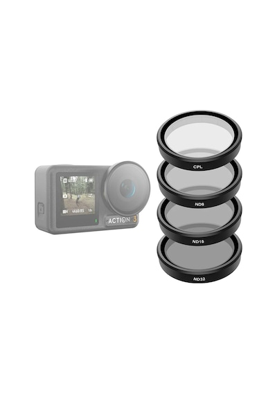 Telesın Osmo Action 3/4/5 Pro Cpl+nd8/16/32 Filtre Seti